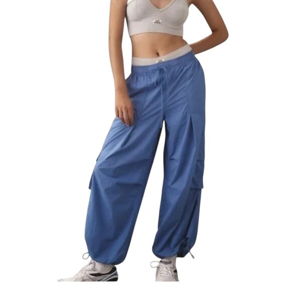 Practice by Anthropologie Base Jump Parachute Pants I Size:1X - Picture 1 of 8